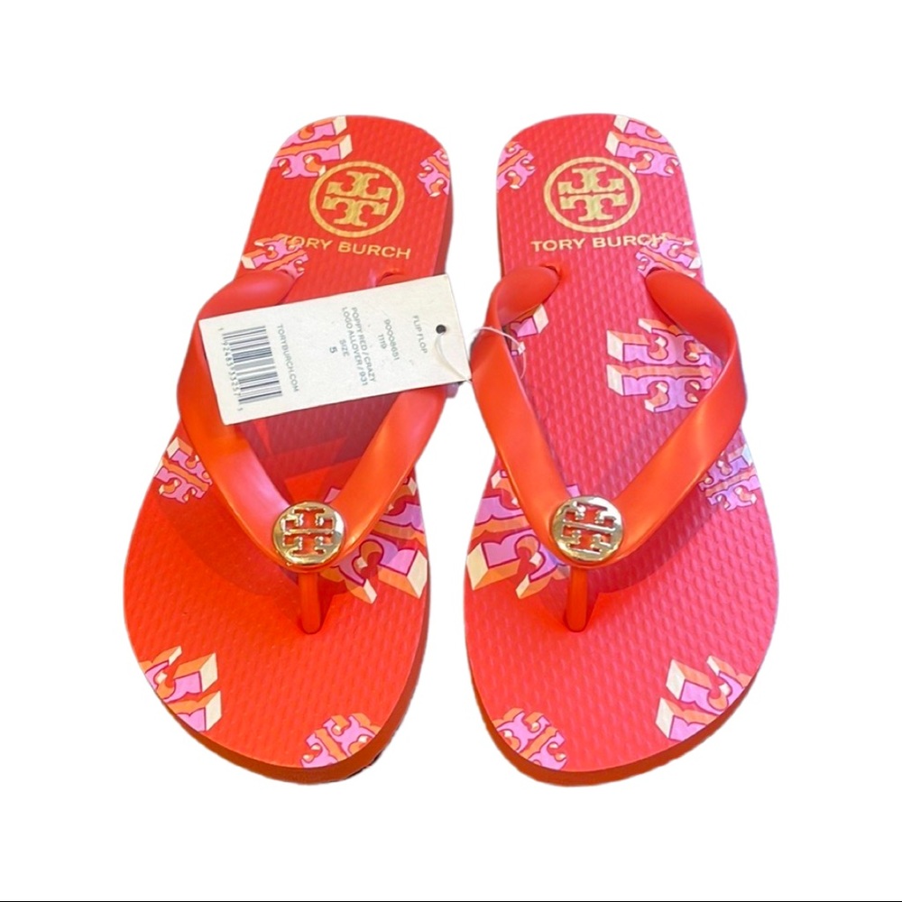 NWT Tory Burch flip flops